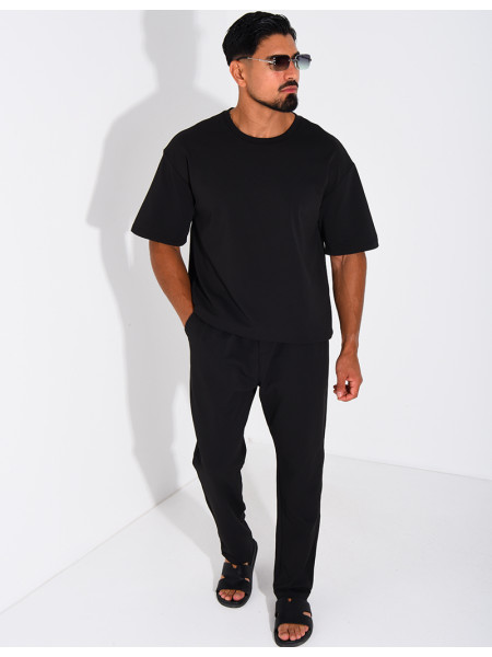 Ensemble texturé pantalon et t-shirt