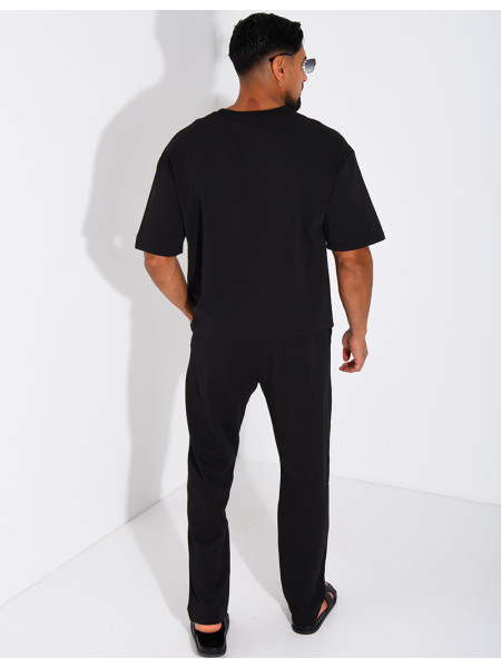 Ensemble texturé pantalon et t-shirt