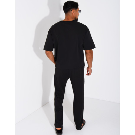 Ensemble texturé pantalon et t-shirt