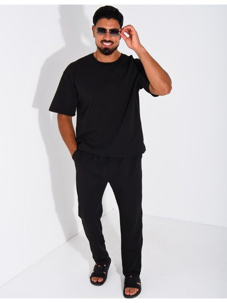 Ensemble texturé pantalon et t-shirt