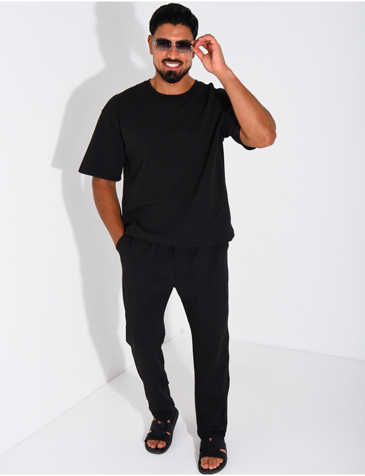 Ensemble texturé pantalon et t-shirt