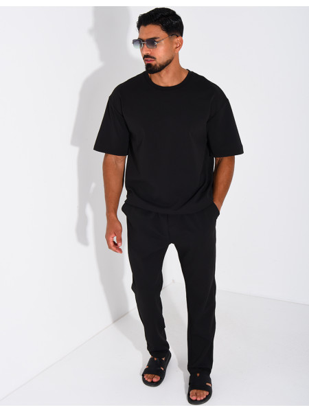 Ensemble texturé pantalon et t-shirt