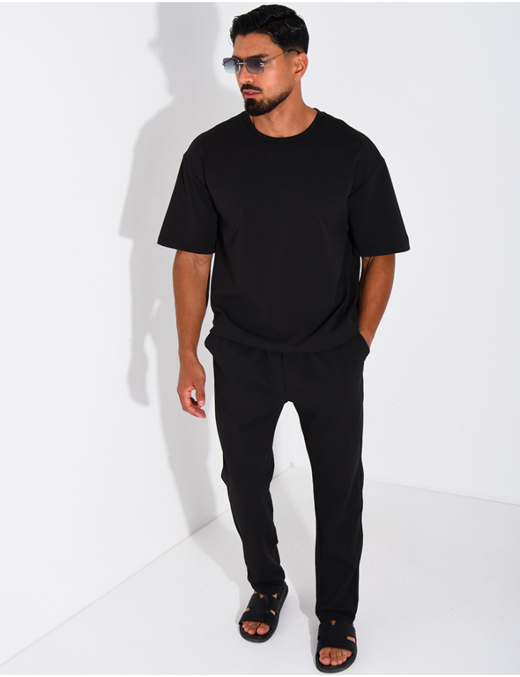 Ensemble texturé pantalon et t-shirt