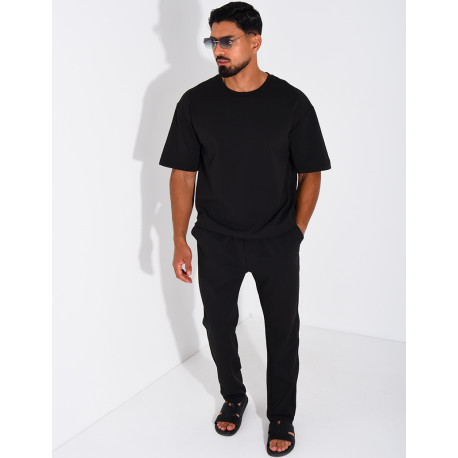 Ensemble texturé pantalon et t-shirt