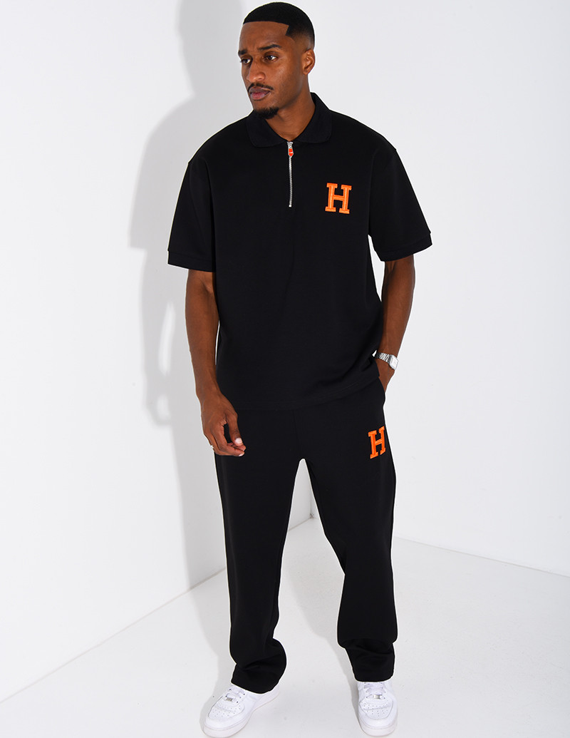 “H” Letter Pants and Polo...