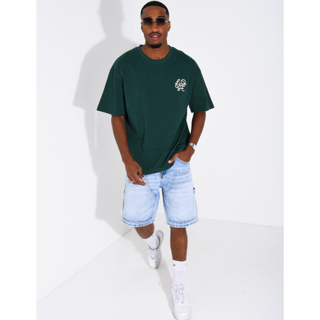T-shirt logo brodé
