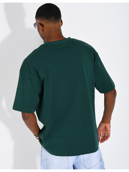 T-shirt logo brodé