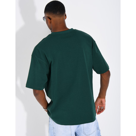 T-shirt logo brodé
