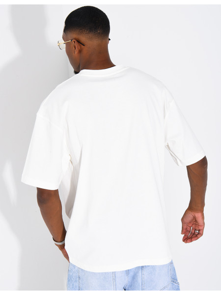 T-shirt logo brodé