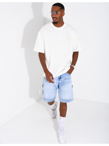 T-shirt logo brodé