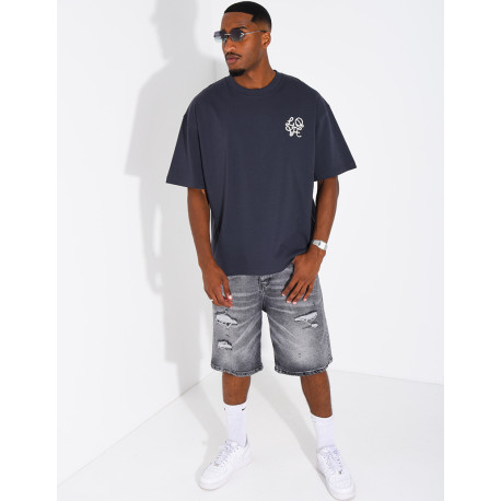T-shirt logo brodé
