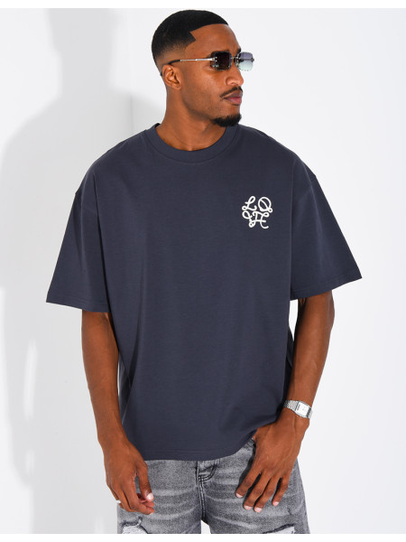 T-shirt logo brodé