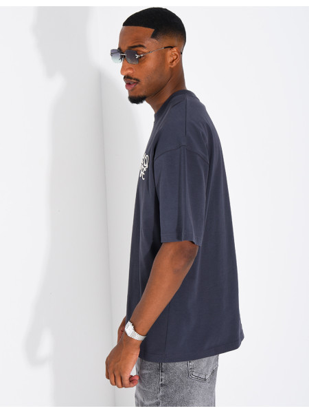 T-shirt logo brodé