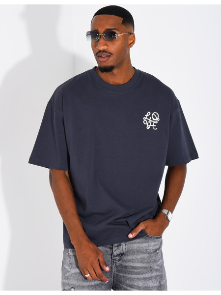 T-shirt logo brodé