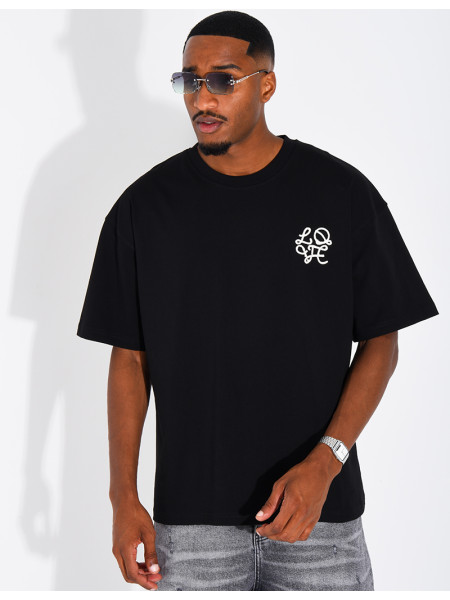 T-shirt logo brodé