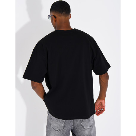 T-shirt logo brodé
