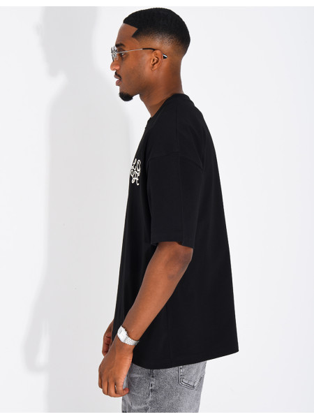 T-shirt logo brodé
