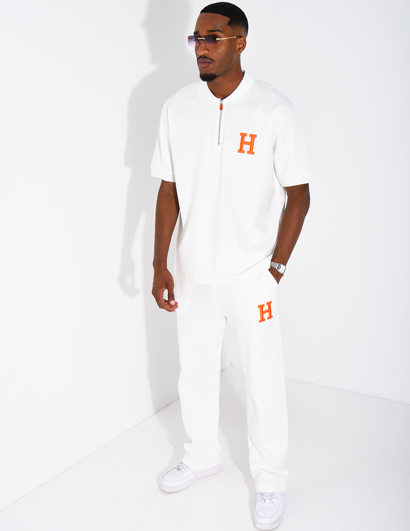 “H” Letter Pants and Polo...