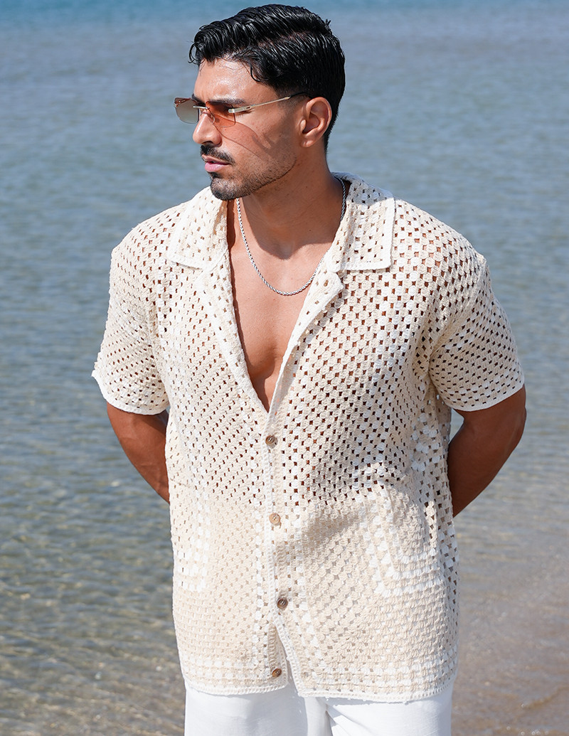Chemise ajourée