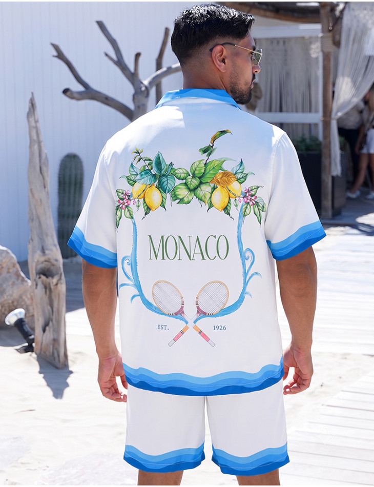 Ensemble short et chemise "Monaco"