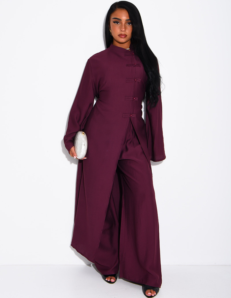 Ensemble effet lin pantalon...