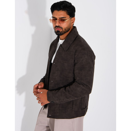 Veste légère en similicuire