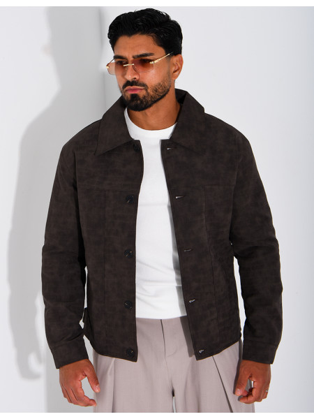 Veste légère en similicuire