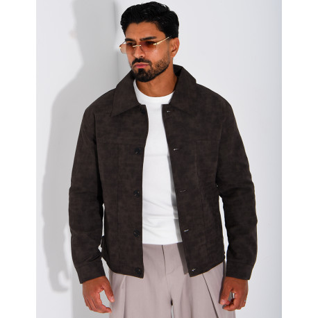 Veste légère en similicuire