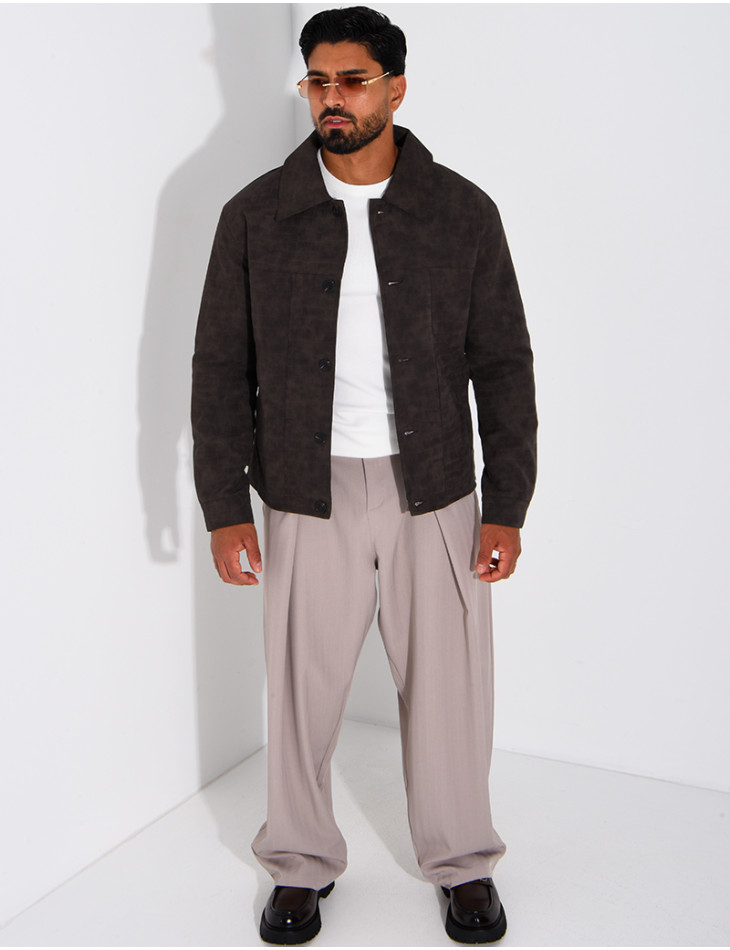Veste légère en similicuire