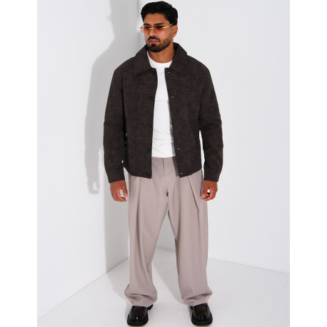 Veste légère en similicuire