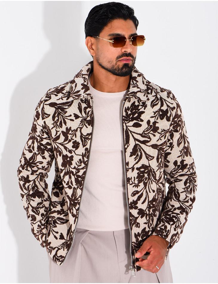 Veste homme à motifs