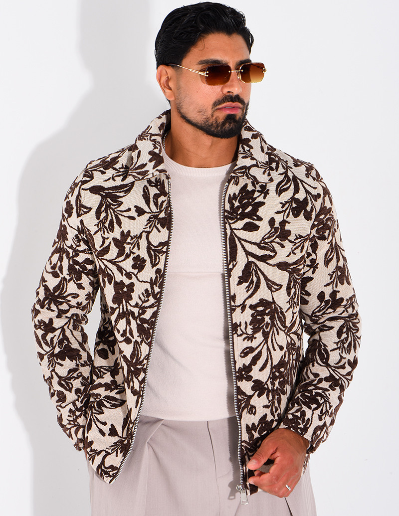 Veste homme à motifs