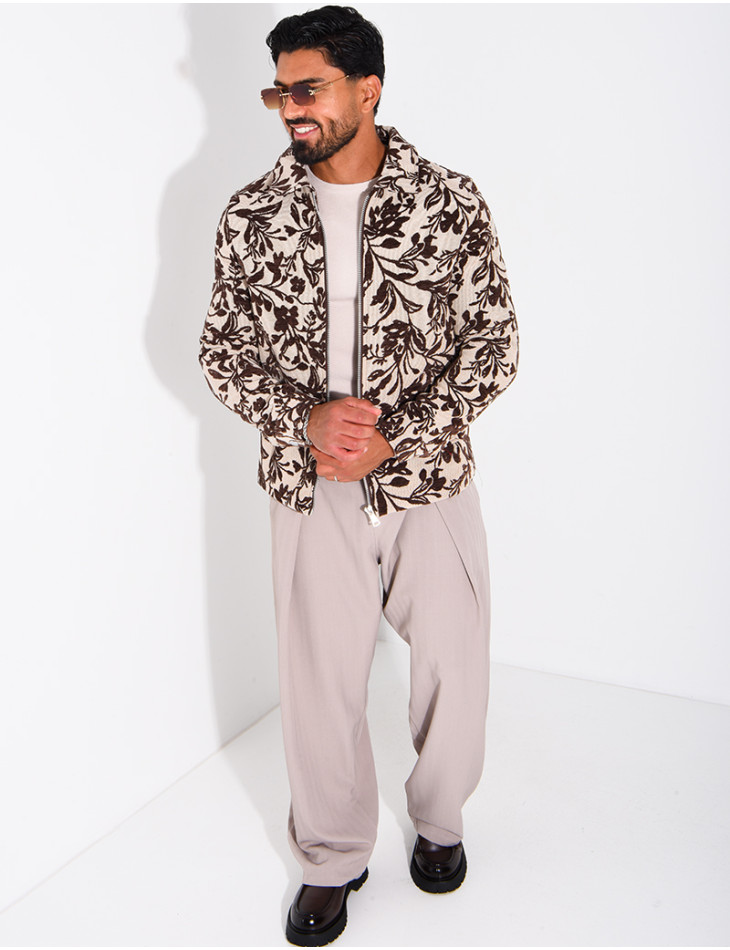 Veste homme à motifs