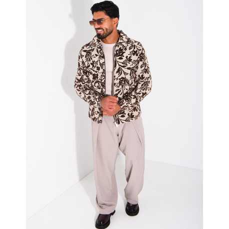 Veste homme à motifs