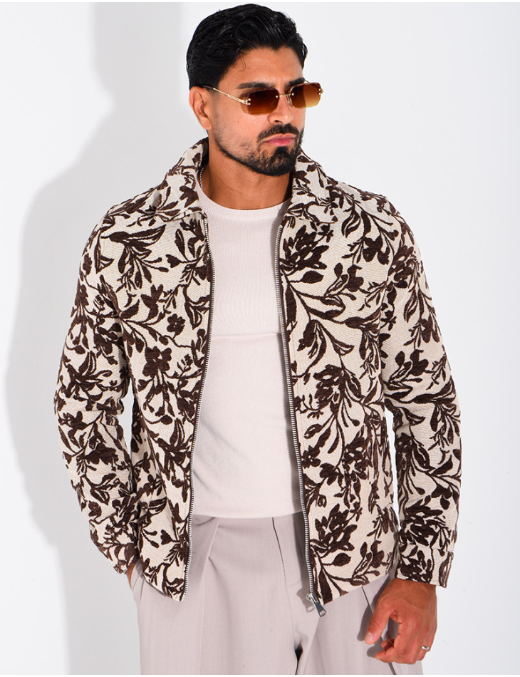 Veste homme à motifs