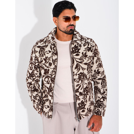 Veste homme à motifs