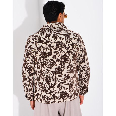 Veste homme à motifs