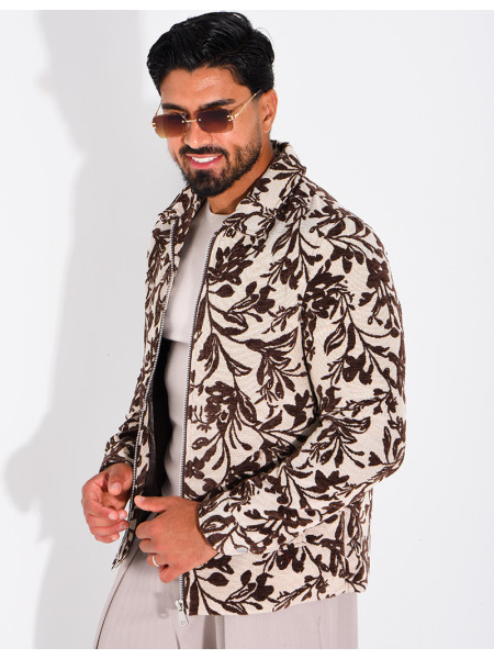Veste homme à motifs