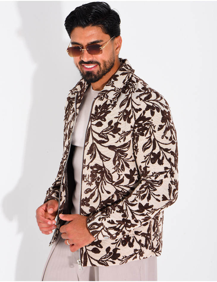 Veste homme à motifs
