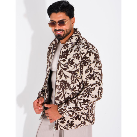 Veste homme à motifs