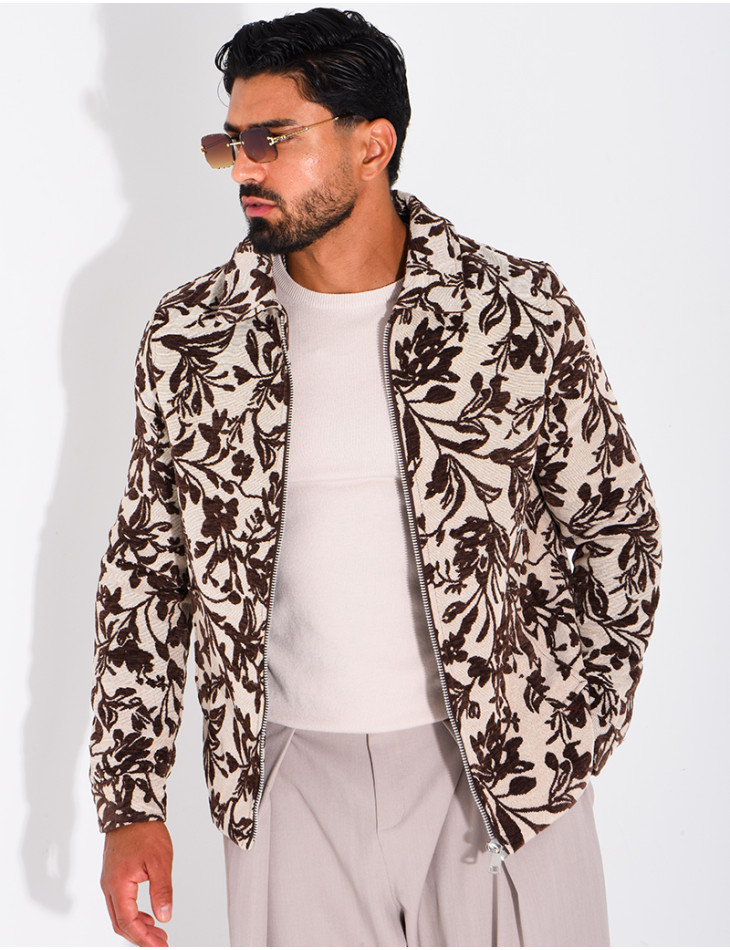 Veste homme à motifs