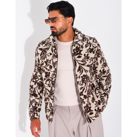 Veste homme à motifs