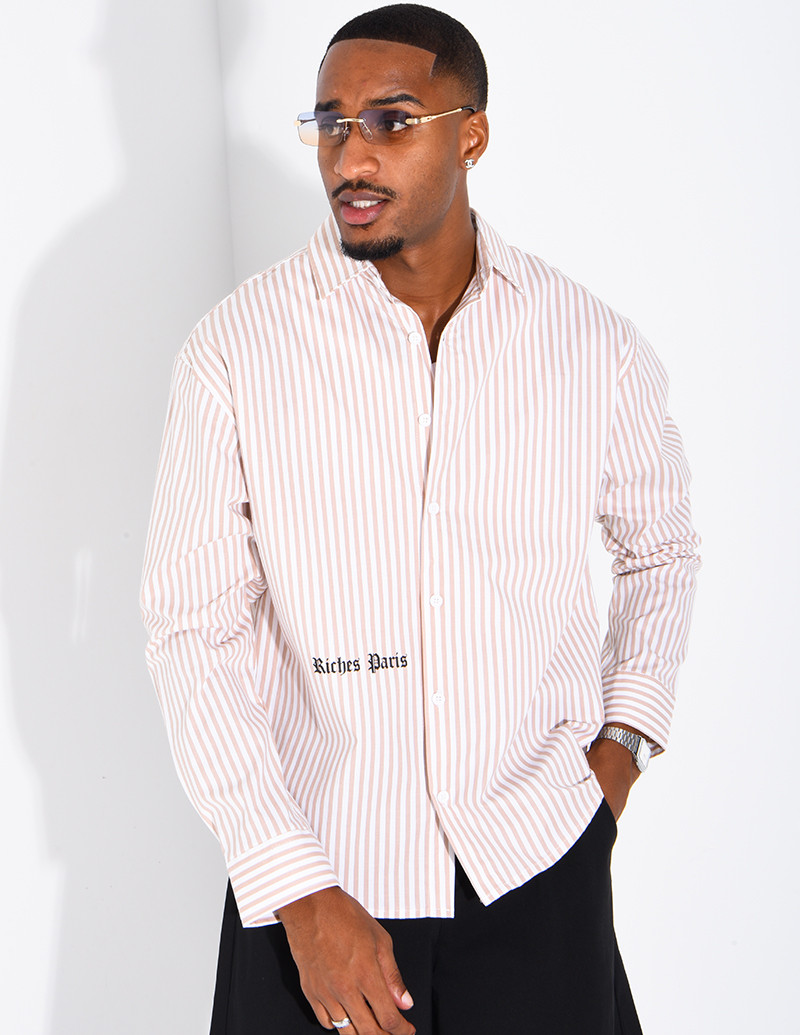 Chemise manches longues...