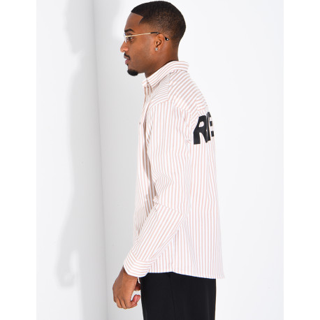 Chemise manches longues rayée "RICHES"