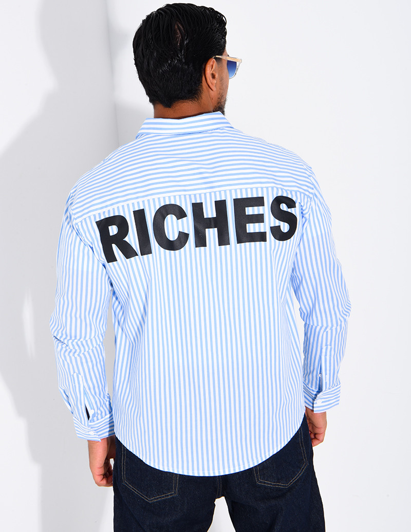 Chemise manches longues...