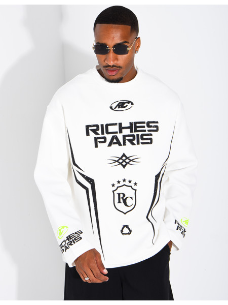 Tee-shirt manches longues "Riches Paris"