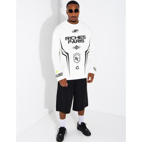Tee-shirt manches longues "Riches Paris"