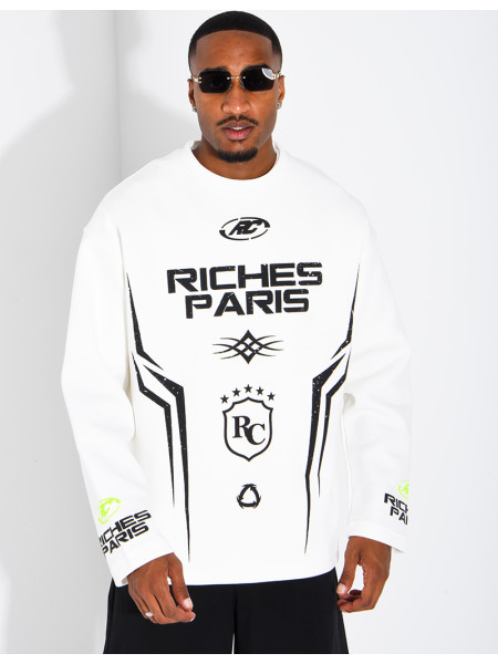 Tee-shirt manches longues "Riches Paris"