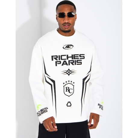 Tee-shirt manches longues "Riches Paris"