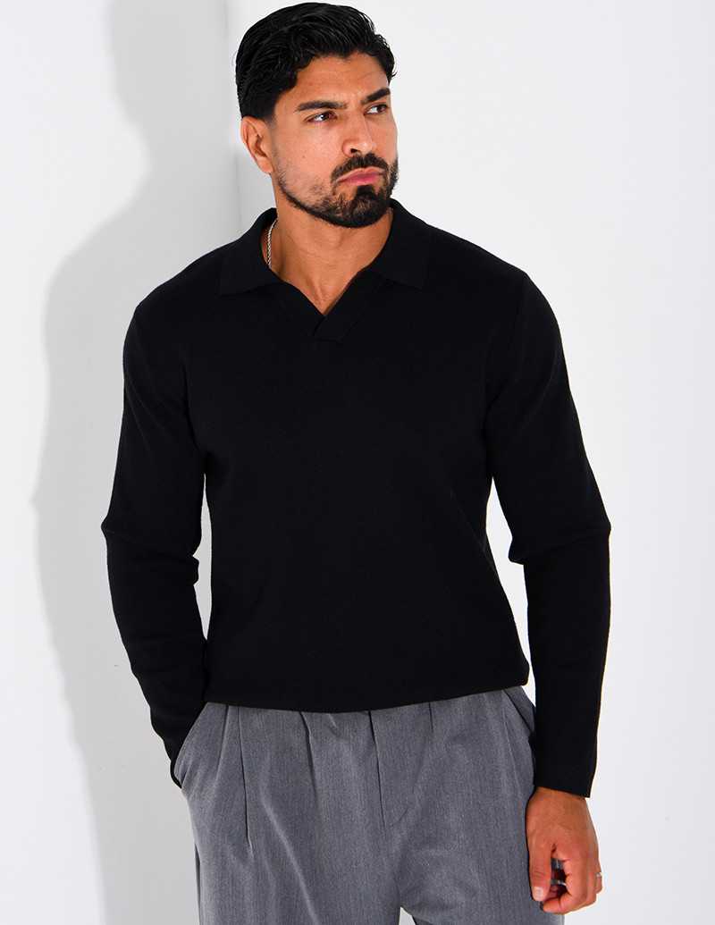 Weicher Strickpullover mit...
